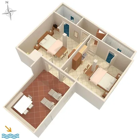 With A Parking Space Srebreno, Dubrovnik - 9028 Appartement